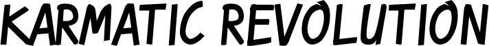 Karmatic Revolution Font