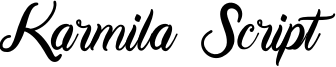 Karmila Script Font