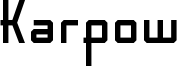 Karpow Font