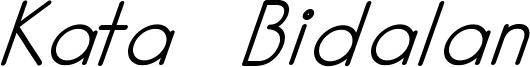KataBidalanItalicBold.ttf