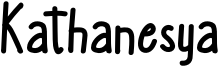 Kathanesya Font