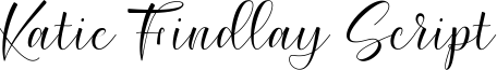 Katie Findlay Script Font