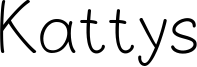 Kattys Font