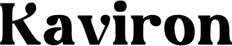 Kaviron Font