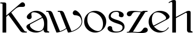 Kawoszeh Font