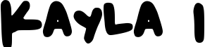 Kayla 1 Font