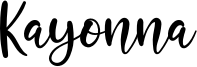 Kayonna.otf