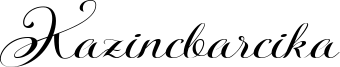 Kazincbarcika Font