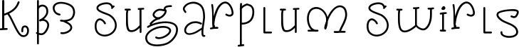 KB3 Sugarplum Swirls Font