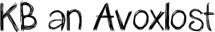 KB an Avoxlost Font
