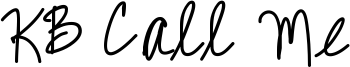 KB Call Me Font