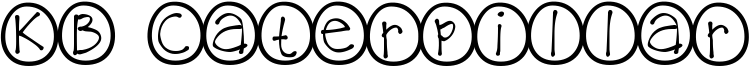 KB Caterpillar Font