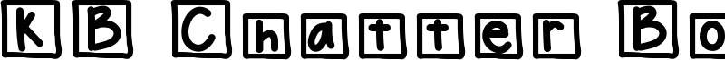 KB Chatter Box Font