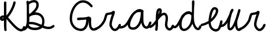KB Grandeur Font