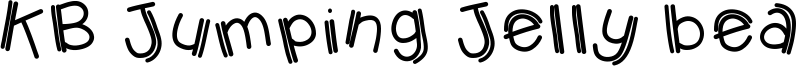 KB Jumping Jelly beans Font