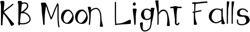 KB Moon Light Falls Font