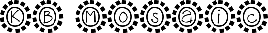 KB Mosaic Font
