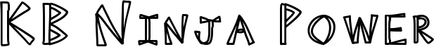 KB Ninja Power Font