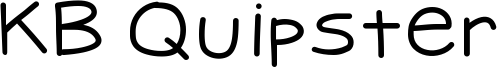 KB Quipster Font