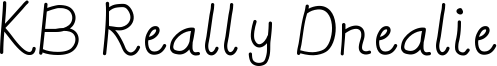 KB Really Dnealie Font