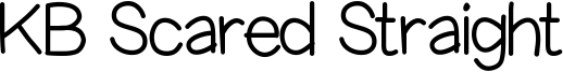 KB Scared Straight Font