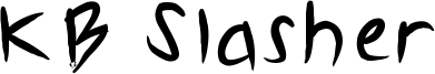 KB Slasher Font
