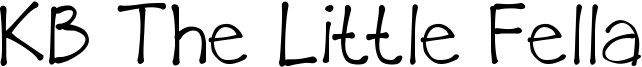 KB The Little Fella Font