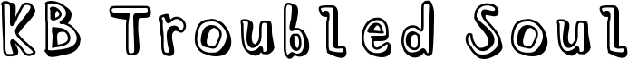 KB Troubled Soul Font