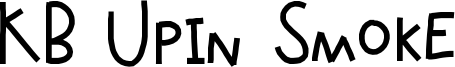 KB Upin Smoke Font
