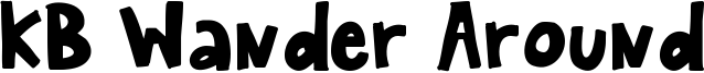 KB Wander Around Font