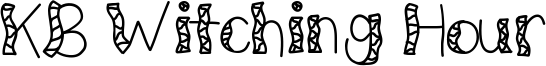 KB Witching Hour Font
