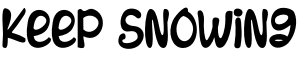 Keep Snowing Font