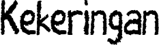 Kekeringan Font