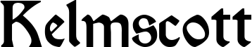 Kelmscott Font