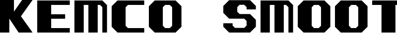 Kemco Smooth Font