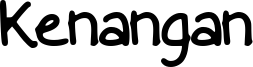 Kenangan Font