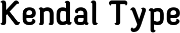 Kendal Type Font