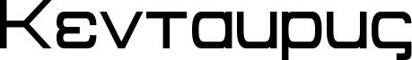 Kentaurus Font