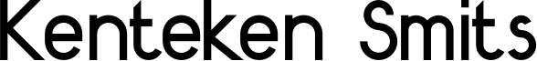 Kenteken Smits Font