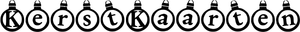 KerstKaarten Font