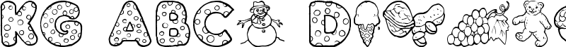 KG ABCs Dingbats Font