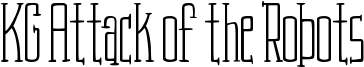 KG Attack of the Robots Font