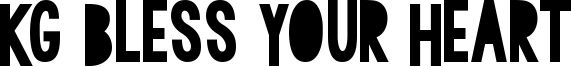 Kg Bless Your Heart Font