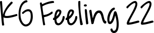 KG Feeling 22 Font