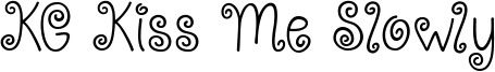 KG Kiss Me Slowly Font