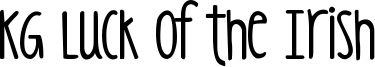 KG Luck of the Irish Font
