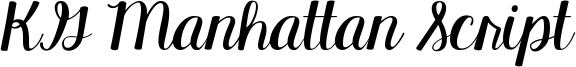KG Manhattan Script Font