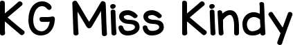 KG Miss Kindy Font