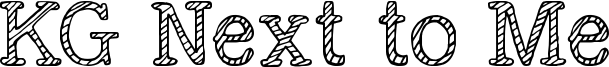 KG Next to Me Font