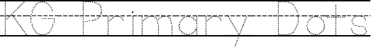 KG Primary Dots Font